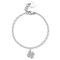 Bracelet Sagapo Woman in Steel SHAR29